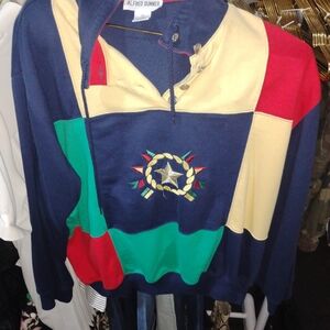 Alfred Dunner Multicolor Embroidered Sweatshirt